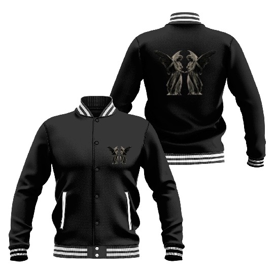 Angel Embrace Velveteent Baseball Jackets