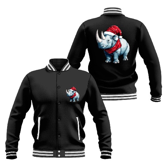 Rhinos Christmas Baseball Jackets