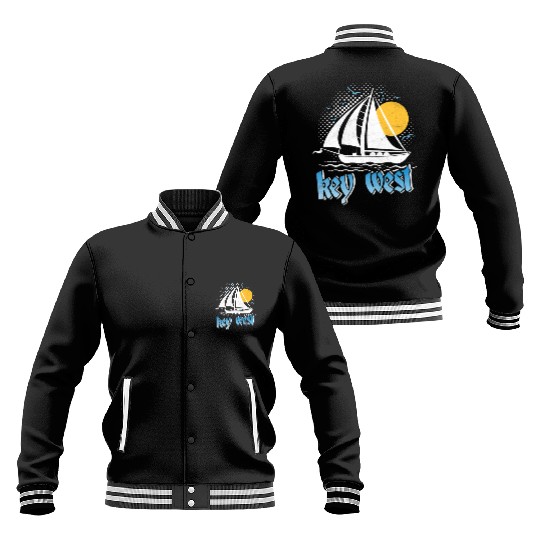 KEY-WEST FLORIDA Sunshine-State West Keys Baseball Jackets
