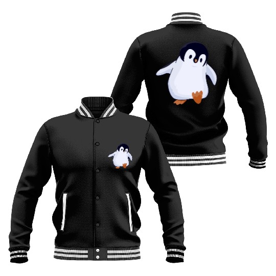 Cute Penguin Baseball Jackets