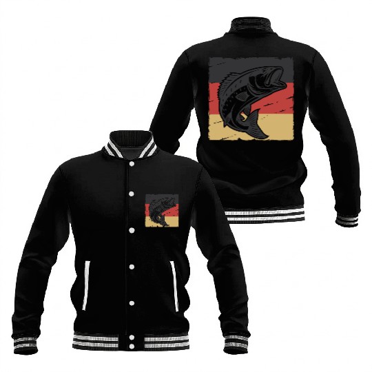 Bold Bass with German Pride Baseball Jackets