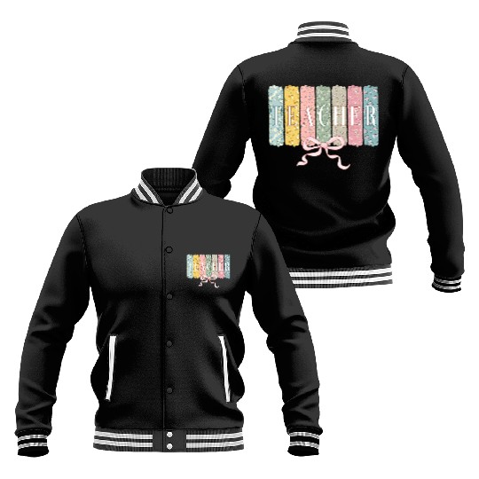 Coquette Teacher Teacher Wildflower Baseball Jackets