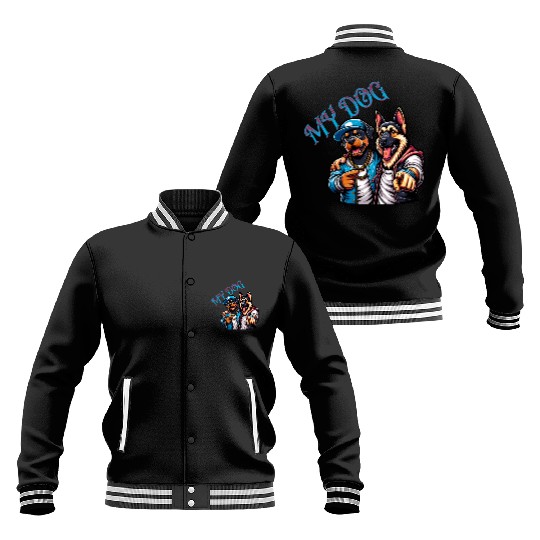 Hip Hop Dogs Urban Style Baseball Jackets