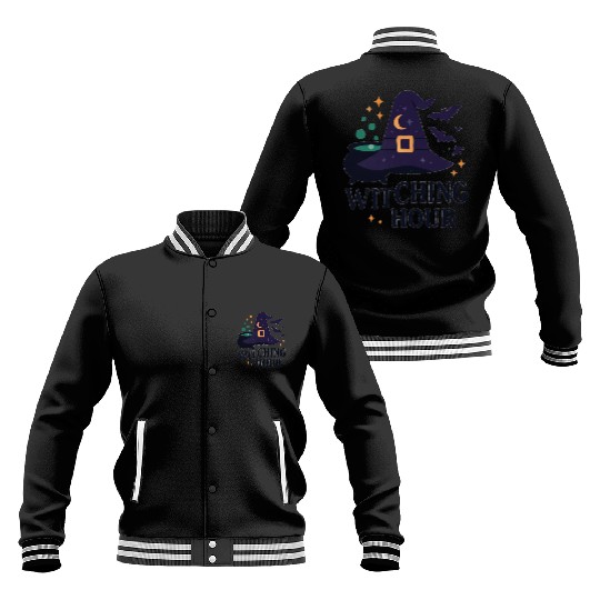 Witching Hour Night Scene Design Baseball Jackets