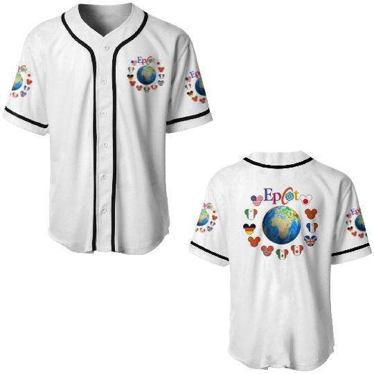 Epcot World Traveler List Of Epcot Countries Disney Matching Family 2022 Baseball Jerseys