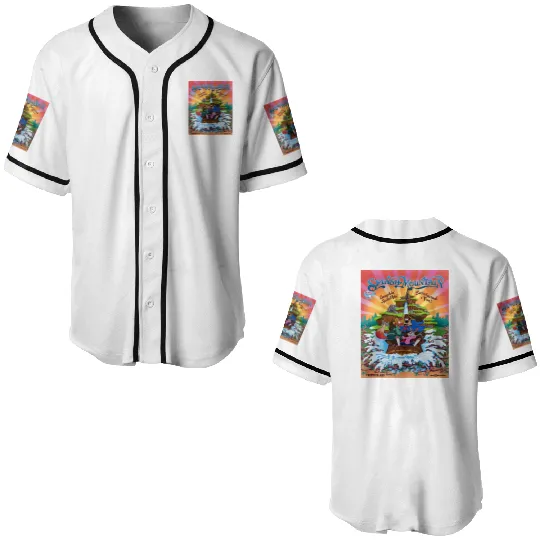 Vintage Disneyland World, Splash Mountain, Disneyland Poster Baseball Jerseys