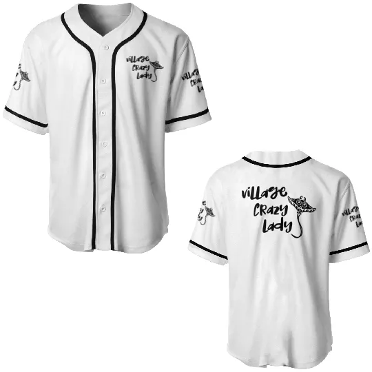 Moana Village Crazy Lady Baseball Jerseys, Moana Baseball Jerseys, DIsney Baseball Jerseys, Disneyland Baseball Jerseys