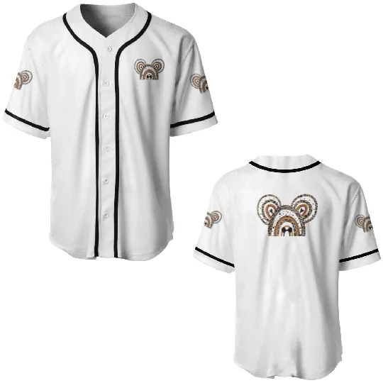 Disney Cheetah rainbow Mickey Ear Baseball Jerseys