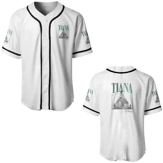 Retro Tiana 90s Baseball Jerseys, Disney princess Baseball Jerseys