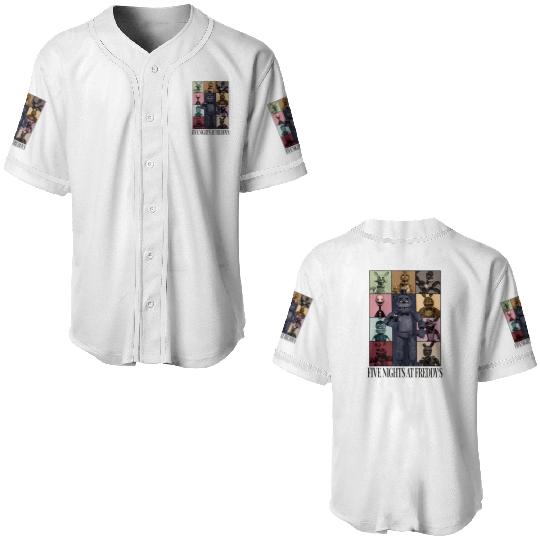 Five Nights At Freddys Eras Tour Baseball Jerseys