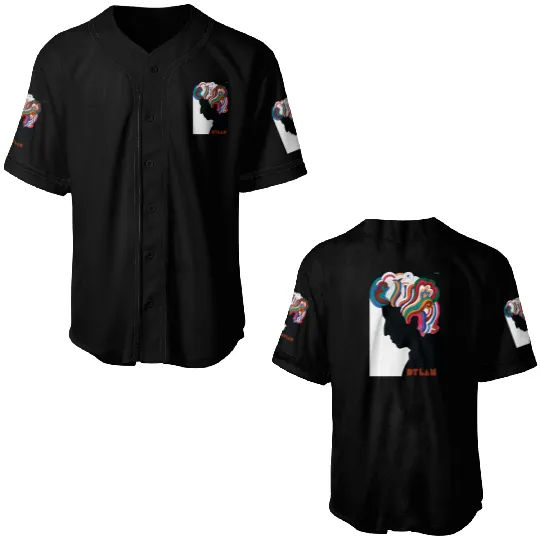 milton glaser bob dylan Classic Baseball Jerseys