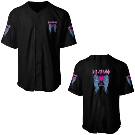 Def Leppard Baseball Jerseys - Def Leppard Concert Baseball Jerseys - Rock Music Baseball Jerseys Unisex short sleeves heavy cotton Baseball Jerseys, Multiple colors