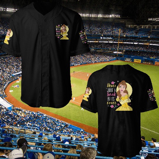 Disney Princess - Never Judge A Book By Its Cover Baseball Jerseys
