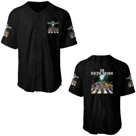 Disney The Muppets Abbey Road Dr Teeth and The Electric Mayhem Baseball Jerseys