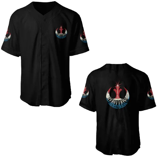 Star Wars Rebel Alliance Rebellions are Built on Hope Baseball Jerseys, Star Wars Baseball Jerseys