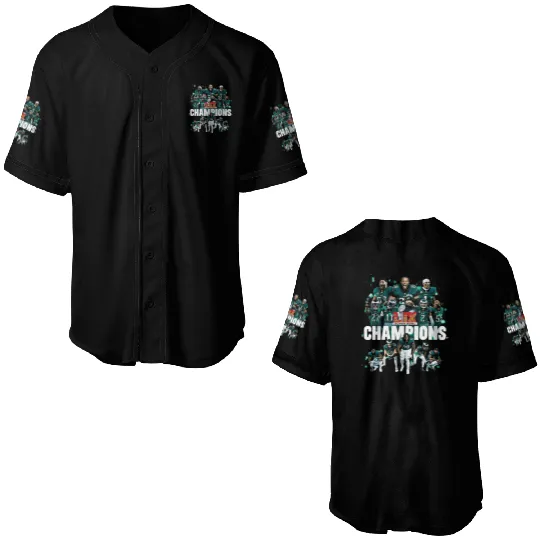 Philadelphia Eagles Superbowl champions Baseball Jerseys