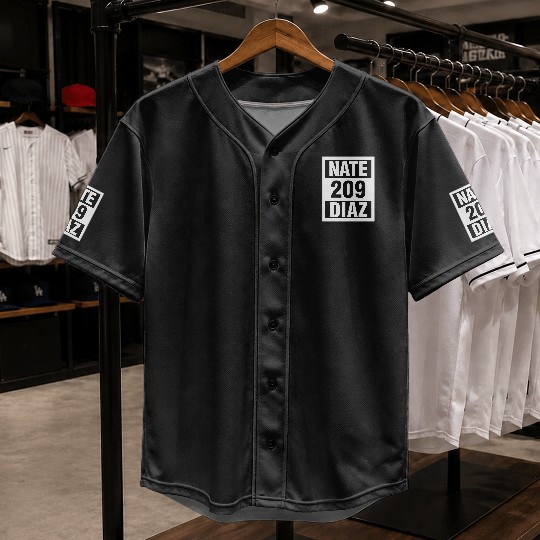 Nate Diaz Stockton 209 Baseball Jerseys