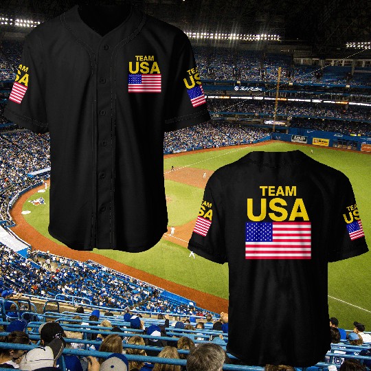 Team USA - American Flag Baseball Jerseys