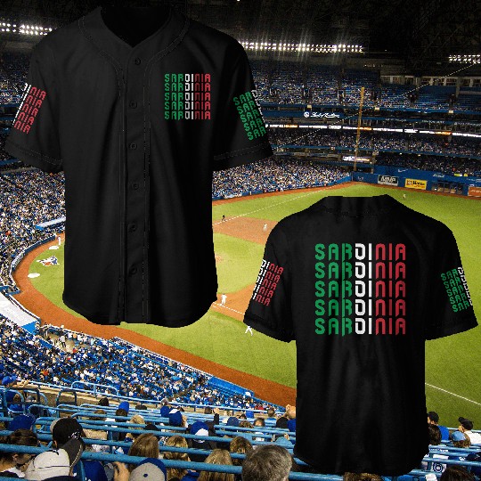 Sardinia Italy Flags Design Baseball Jerseys