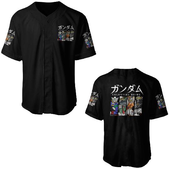 GUNDAM 00 Celestial Being Baseball Jerseys