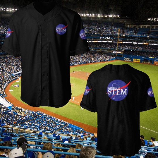 Women In Stem Baseball Jerseys NASA Female Scientist