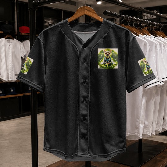 dog relaxion buddhist chihuahua Baseball Jerseys