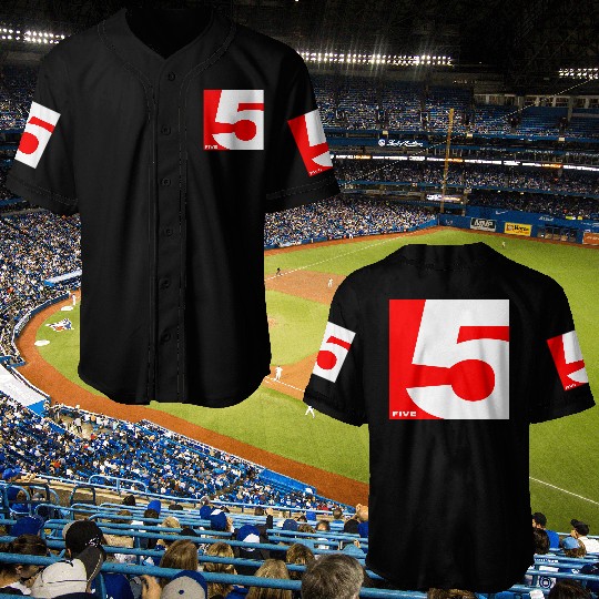 NUMBER 5 RED Baseball Jerseys