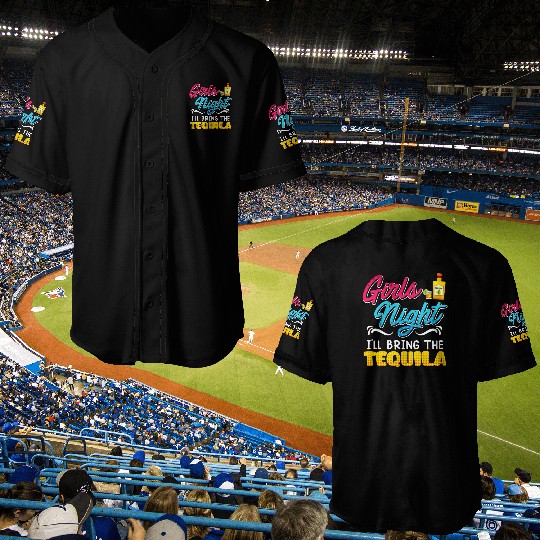 Girls Night I'll bring the Tequila Spring Break Baseball Jerseys