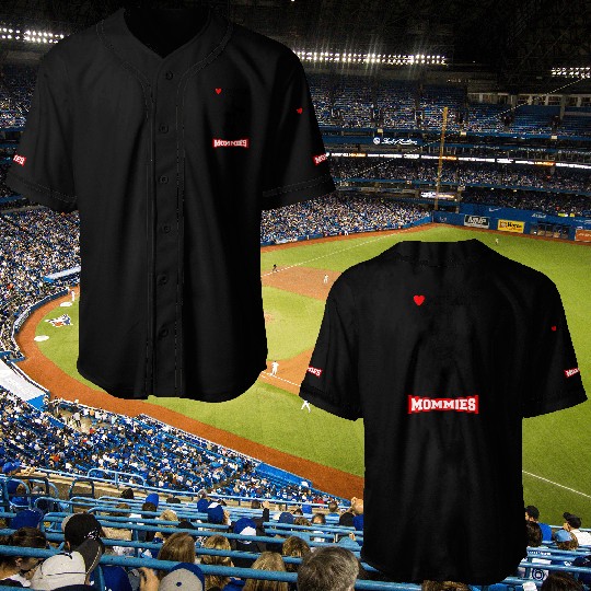 I LOVE MUSCLE MOMMIES Baseball Jerseys