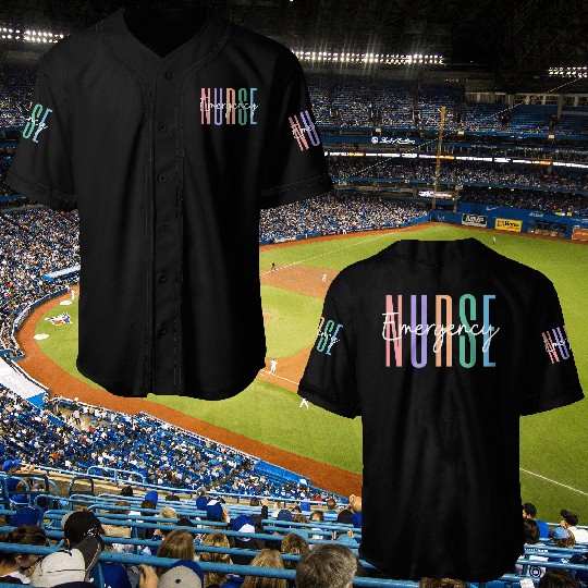 Er Nurse Emergency Room Nurse Registered Nurse Baseball Jerseys