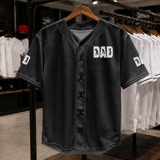 Golf Dad Cool Fathers Day For Golfing Father Baseball Jerseys