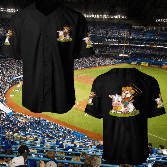 Meow Dy Yeehaw Cowboy Cat Baseball Jerseys