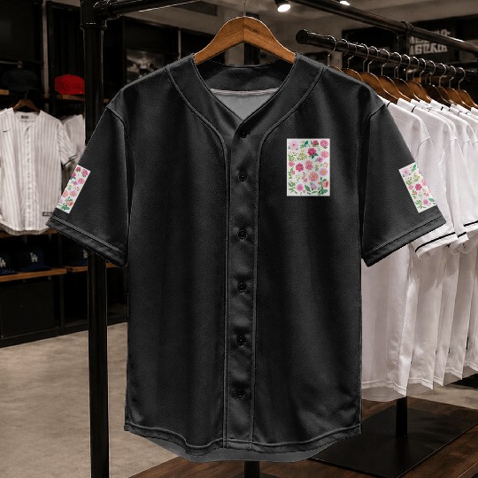 Sunshine and Daffodil Spring Flowers Baseball Jerseys