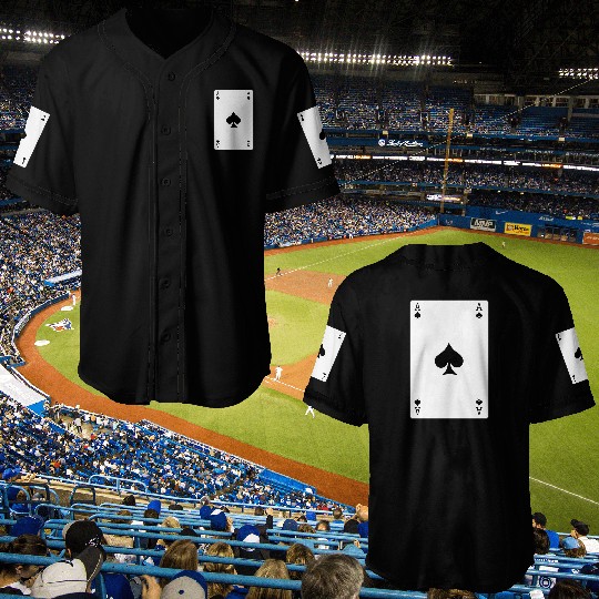 Spades Ace playing card Baseball Jerseys