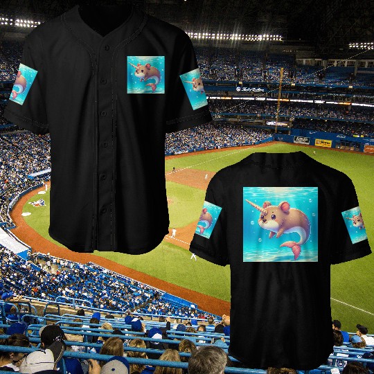 The narwhal-qoukka Baseball Jerseys