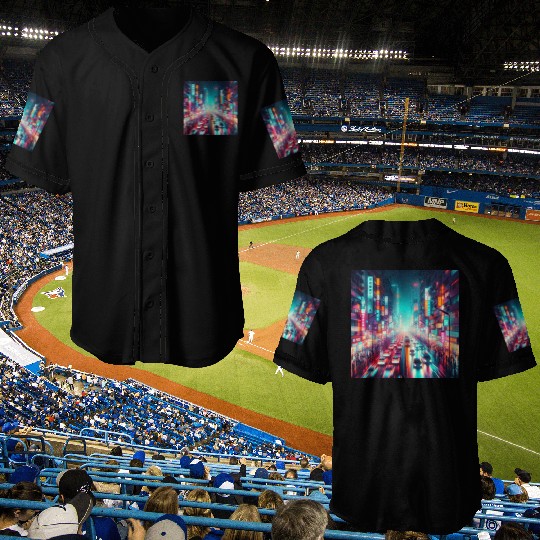 Neon Night Street Baseball Jerseys