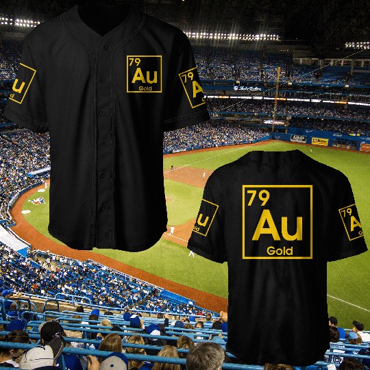 AU Gold – Elemental Gold Label Design Baseball Jerseys