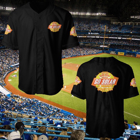 Discover Solar Energy Solution Baseball Jerseys