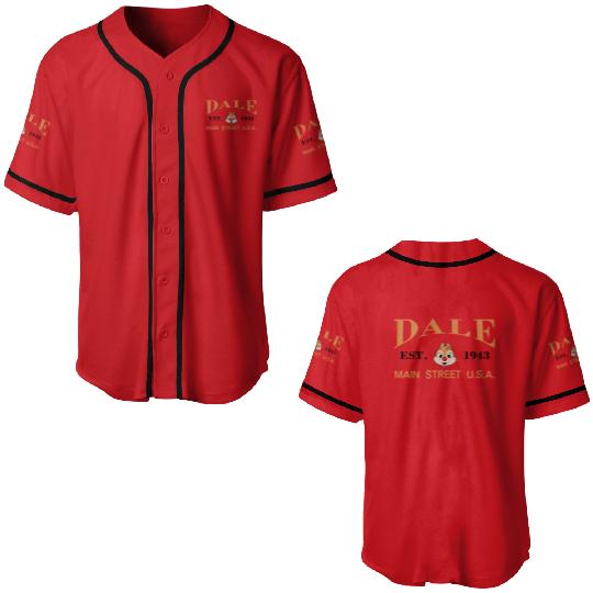 Disney Dale Embroidered Baseball Jerseys