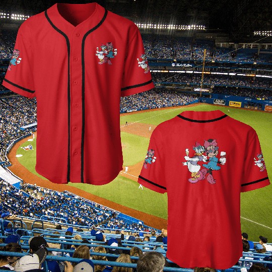 Epcot Minnie and Daisy, Disney Epcot Baseball Jerseys, Drink Around the World Baseball Jerseys
