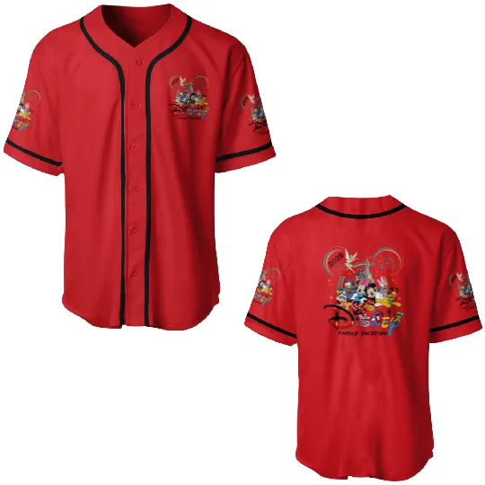Disney Family Vacation 2025 Baseball Jerseys, Family Matching Baseball Jerseys