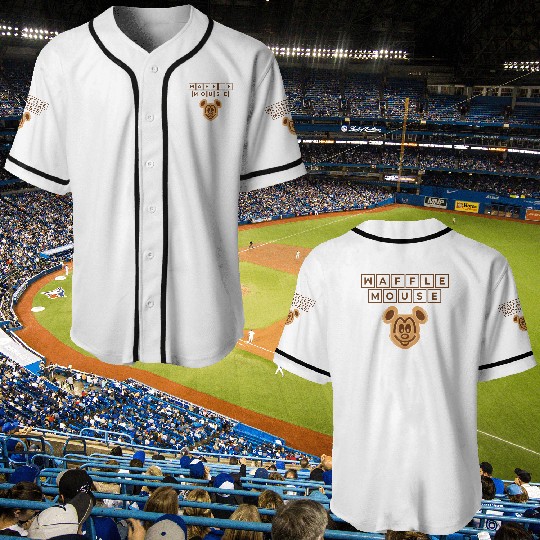 Waffle Mouse, Disney Family Trip Baseball Jerseys