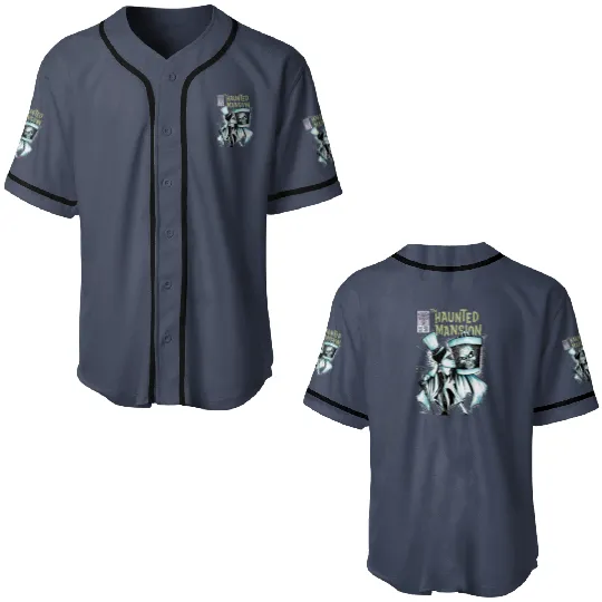 The Haunted Mansion Halloween Baseball Jerseys, Disney Haunted Baseball Jerseys, Disney Halloween Baseball Jerseys, Disneyland Baseball Jerseys, Horror Movie Baseball Jerseys