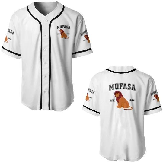 Retro Disney Lion King Mufasa Baseball Jerseys, WDW Magic