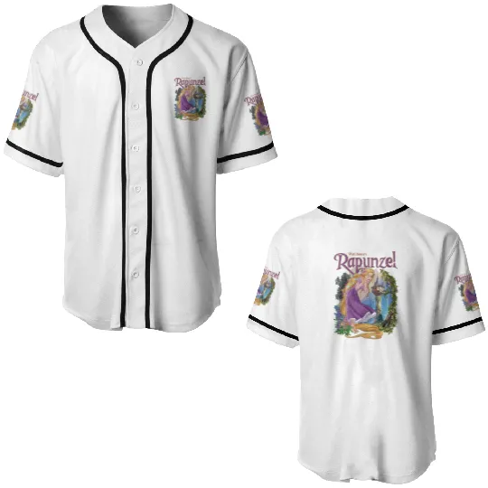 Rapunzel  Baseball Jerseys, Disney Rapunzel Baseball Jerseys
