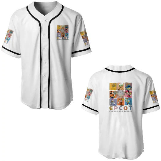 Disney Epcot Flower & Garden Festival 2024 Baseball Jerseys