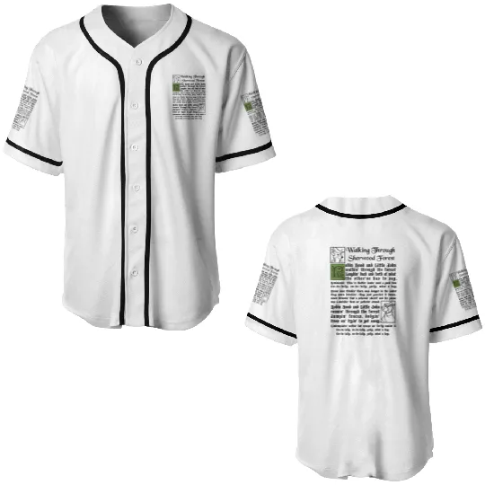 Sherwood Forest - Robin Hood Disney - Baseball Jerseys