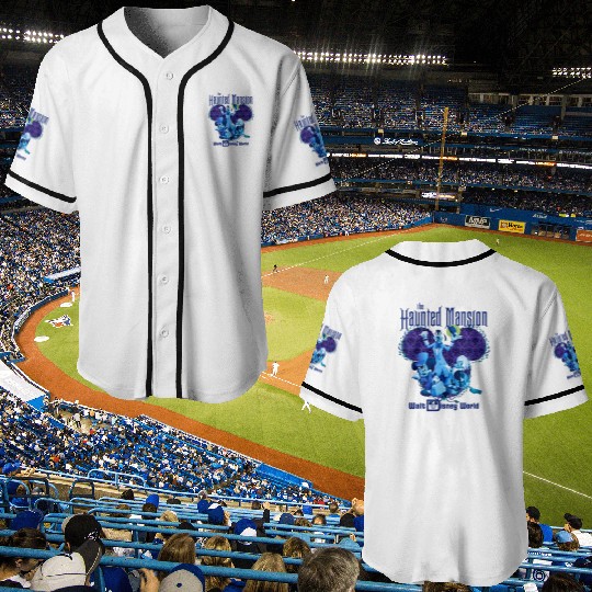 Haunted Mansion Baseball Jerseys, Foolish Mortal Baseball Jerseys, Disney Halloween Matching Baseball Jerseys