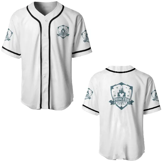 Princess Security Baseball Jerseys, Disney Dad Security Baseball Jerseys, Boyfriend Gift, Disney Dad Baseball Jerseys