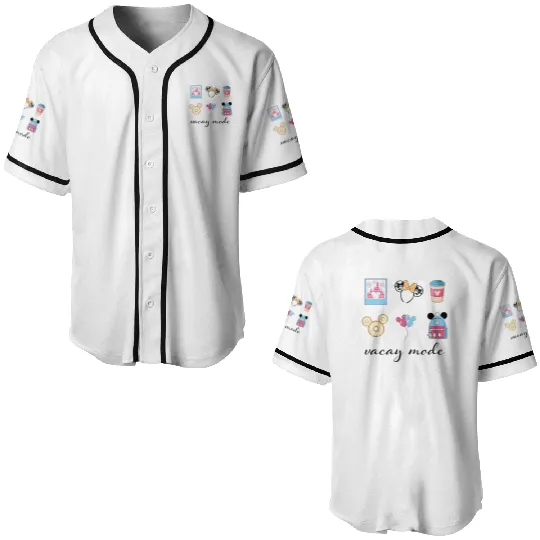 Disney Vacation Fashion Snacks Baseball Jerseys, Disney Snacks Baseball Jerseys,